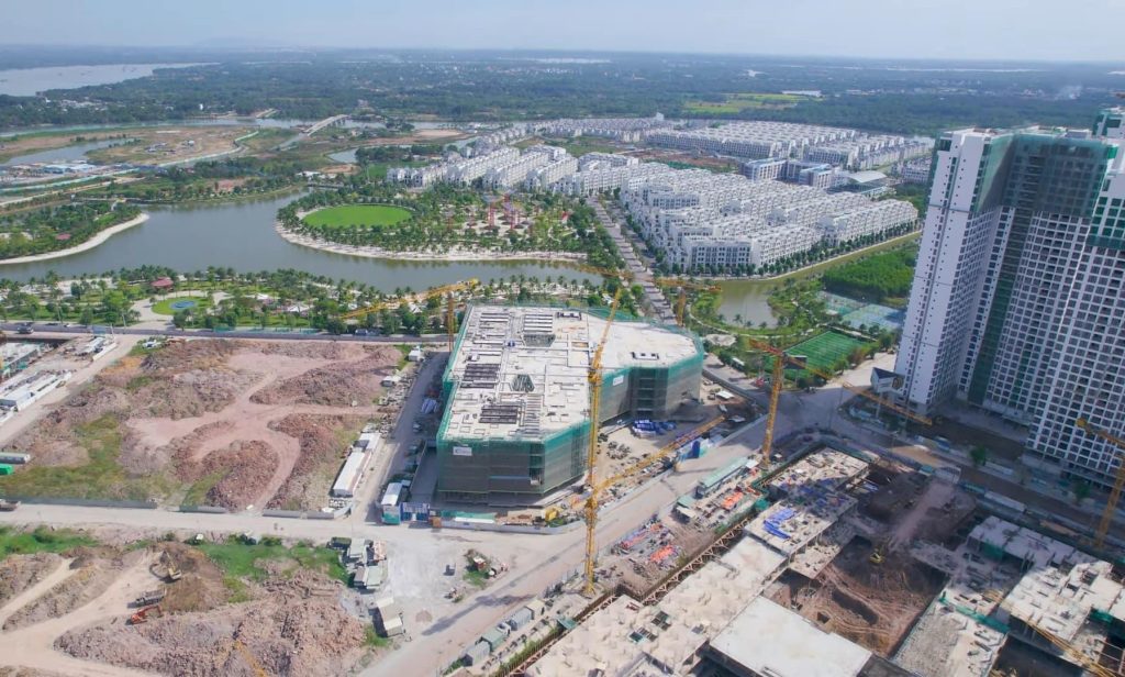 Tiến độ thi công thực tế Vinhomes Grand Park (Vincom Mega Mall) tháng 4/2023