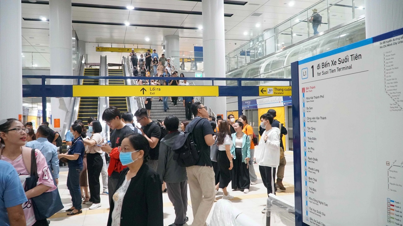 Hướng dẫn đi Metro số 1 Bến Thành - Suối Tiên - 8