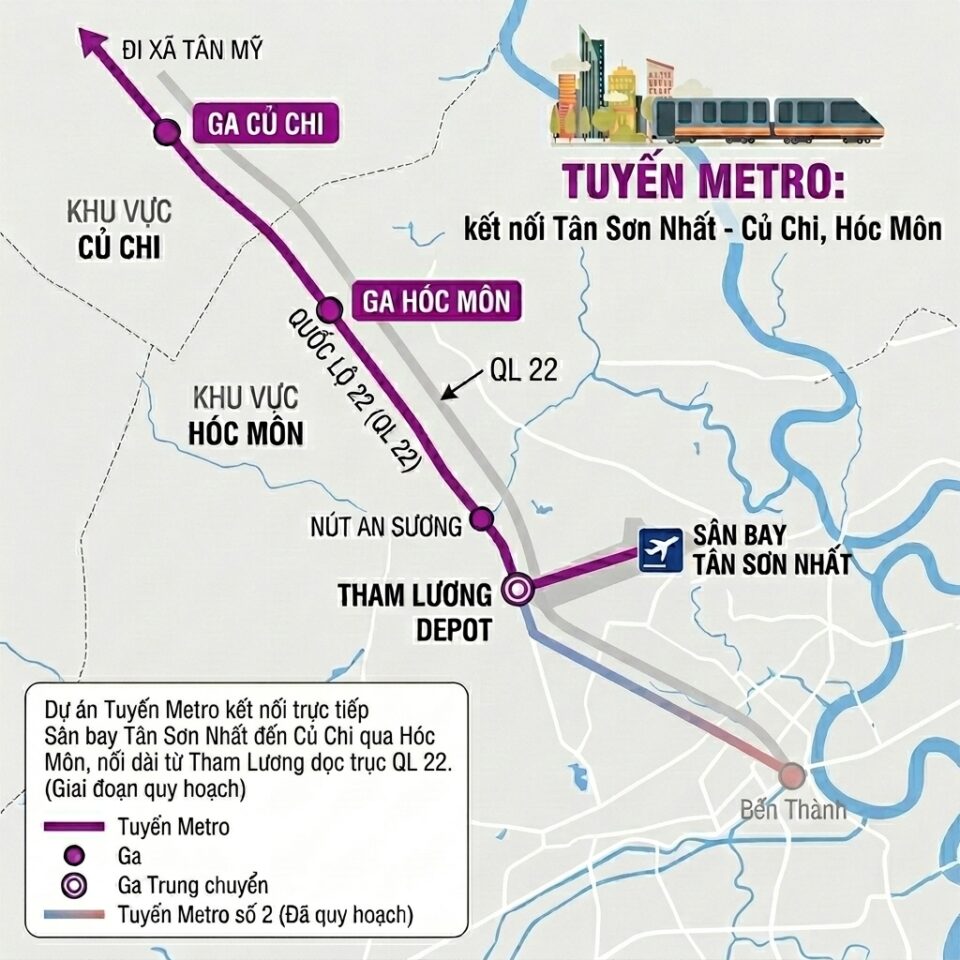 metro-tsn-cu-chi Map Metro Tân Sơn Nhất - Củ Chi, Hóc
