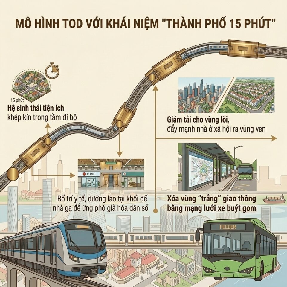 Mạng lưới Metro góp phần tối ưu năng lực hạ tầng công ích