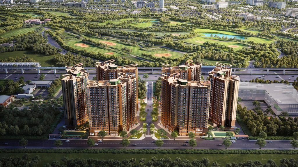 Hình phối cảnh dự án căn hộ Norton Park của chủ đầu tư quốc tế Gamuda Land
