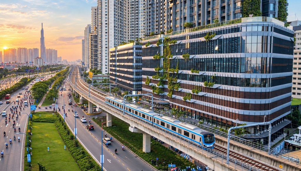 Bức tranh toàn cảnh căn hộ chung cư bán kính 1km quanh ga Bình Thái và ga Thủ Đức Metro số 1 - 1